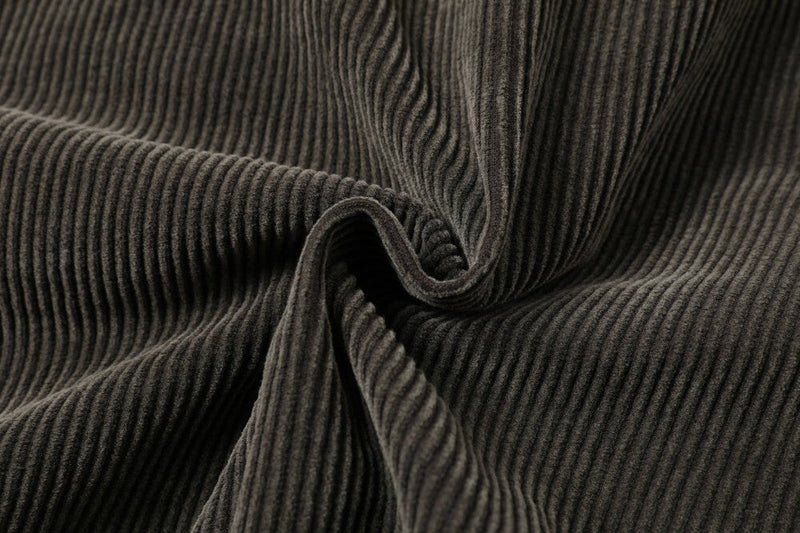 Omirad Corduroy Bomber Jacket | Vintage-Texture Streetwear
