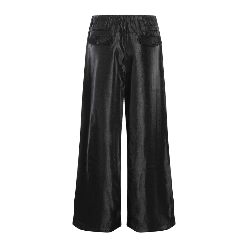Omirad Glossy Utility Cargo Pants | Wide Leg Barrel Fit