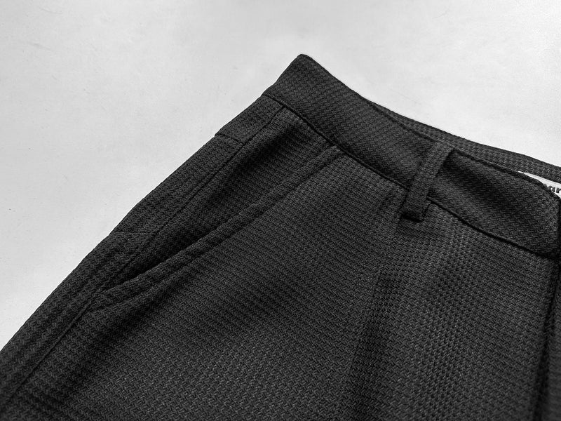 Omirad Multi-Pocket Wide-Leg Utility Cargo Pants | Black