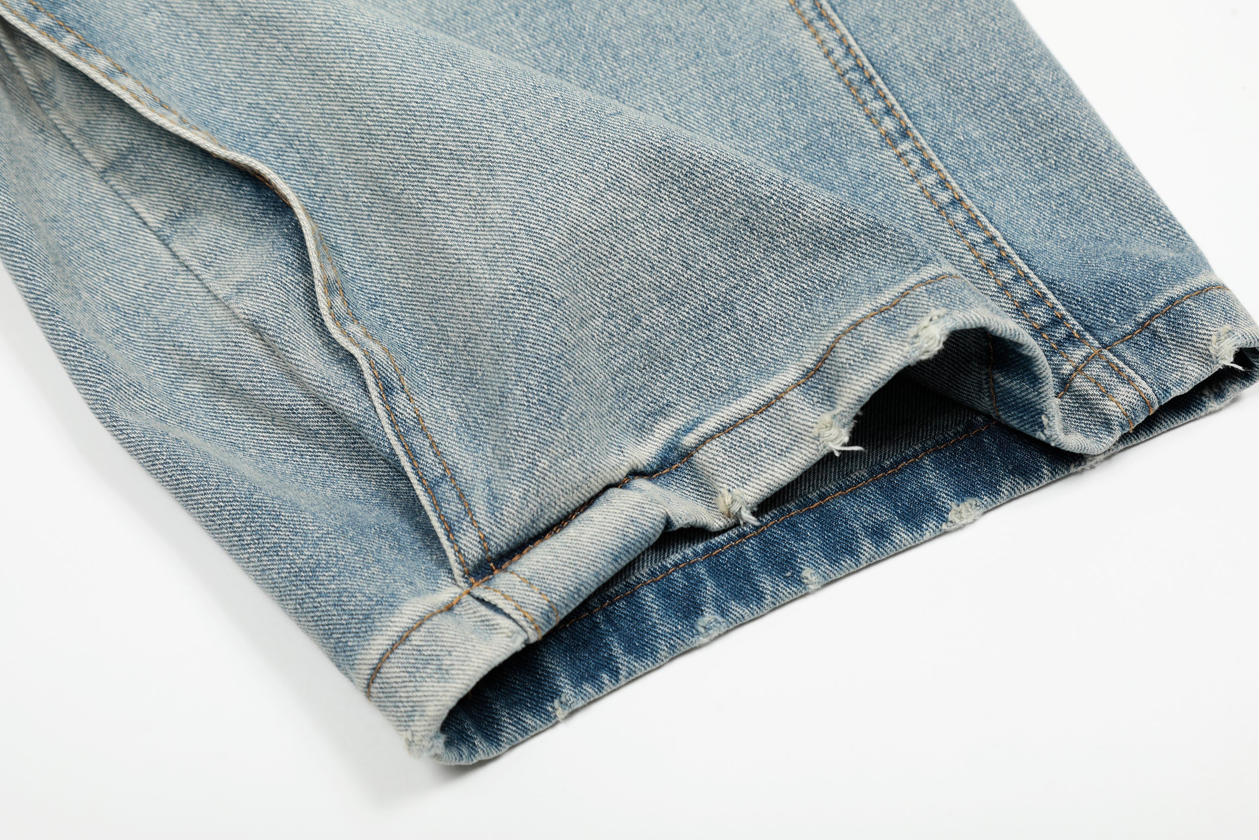 Omirad Vintage Wash Wide-Leg Denim Pants | Oversized Fit