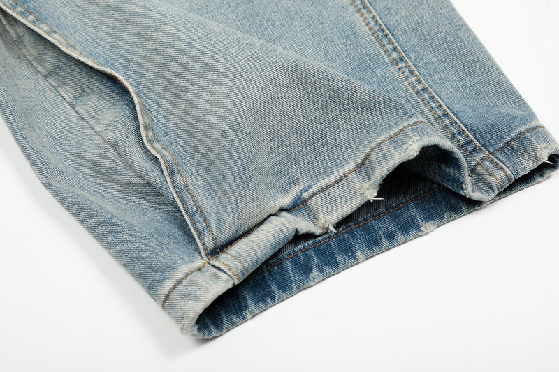 Omirad Vintage Wash Wide-Leg Denim Pants | Oversized Fit