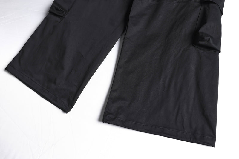 Gothic Cross Cargo Pants | Wide-Leg Streetwear Trousers
