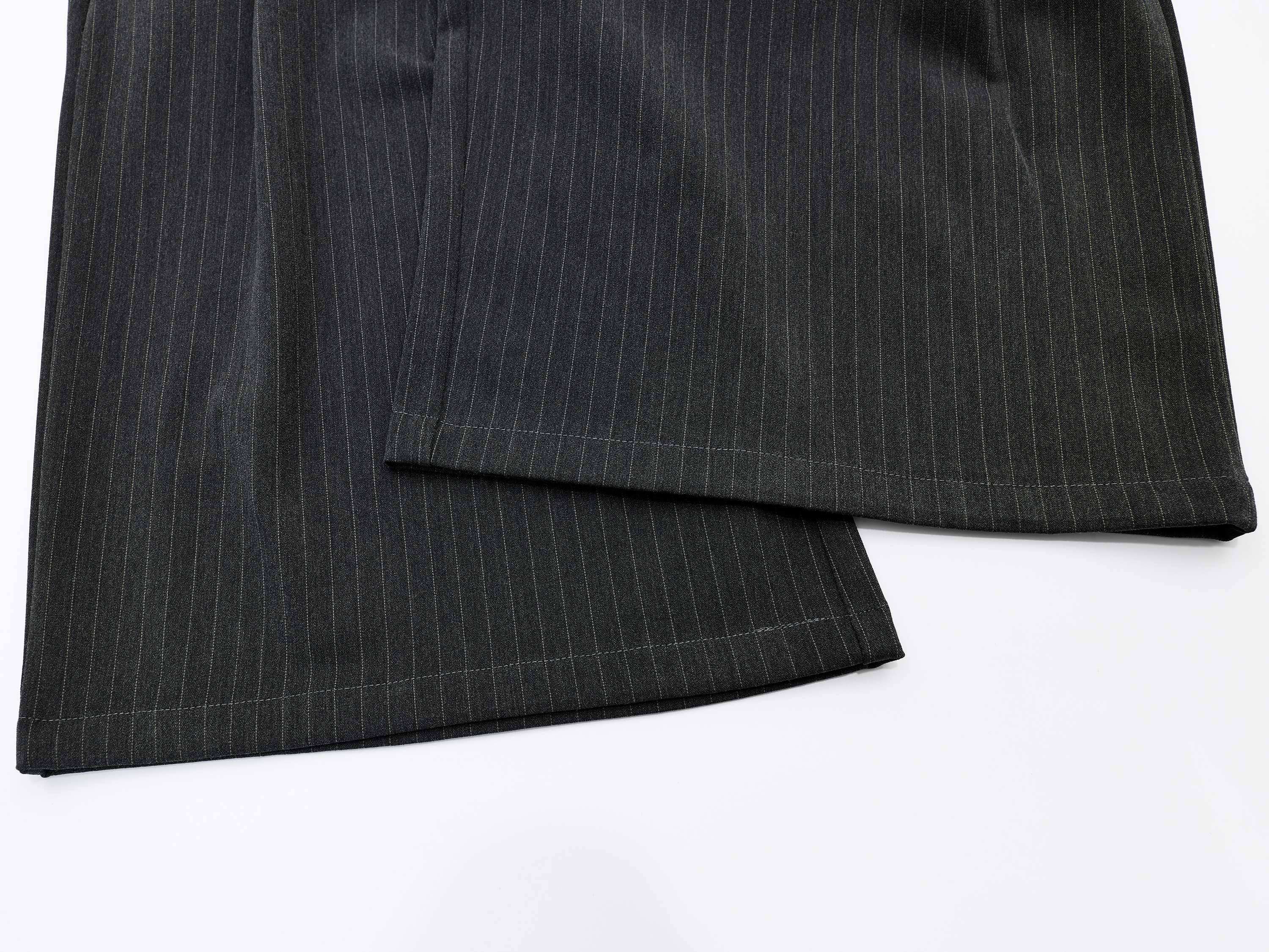 Omirad Pinstripe Wide-Leg Shorts | Oversized Tailored Streetwear