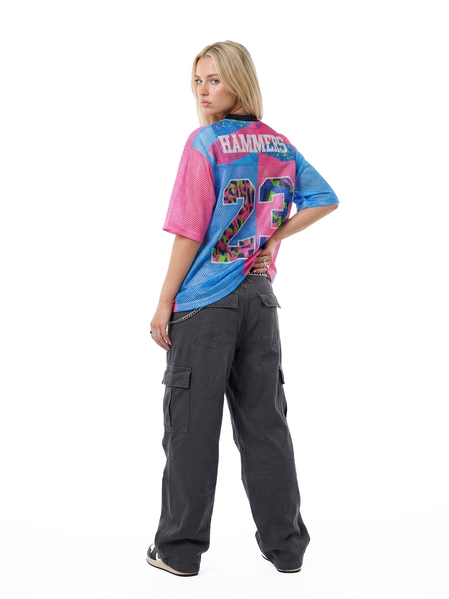 Omirad Hammers 23 Split-Color Mesh Jersey T-Shirt