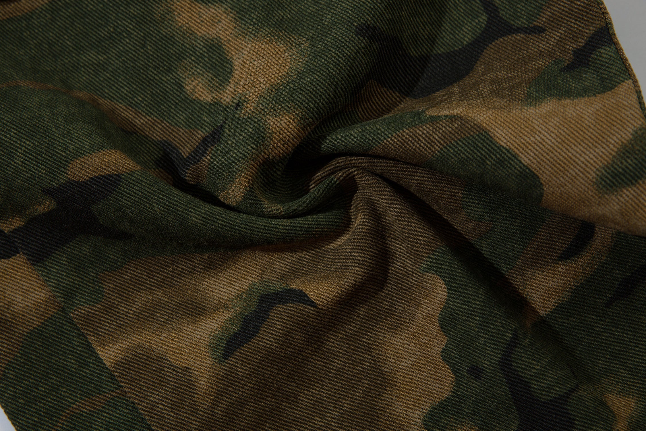 Omirad Woodland Camo Cargo Wide-Leg Pants | 100% Cotton
