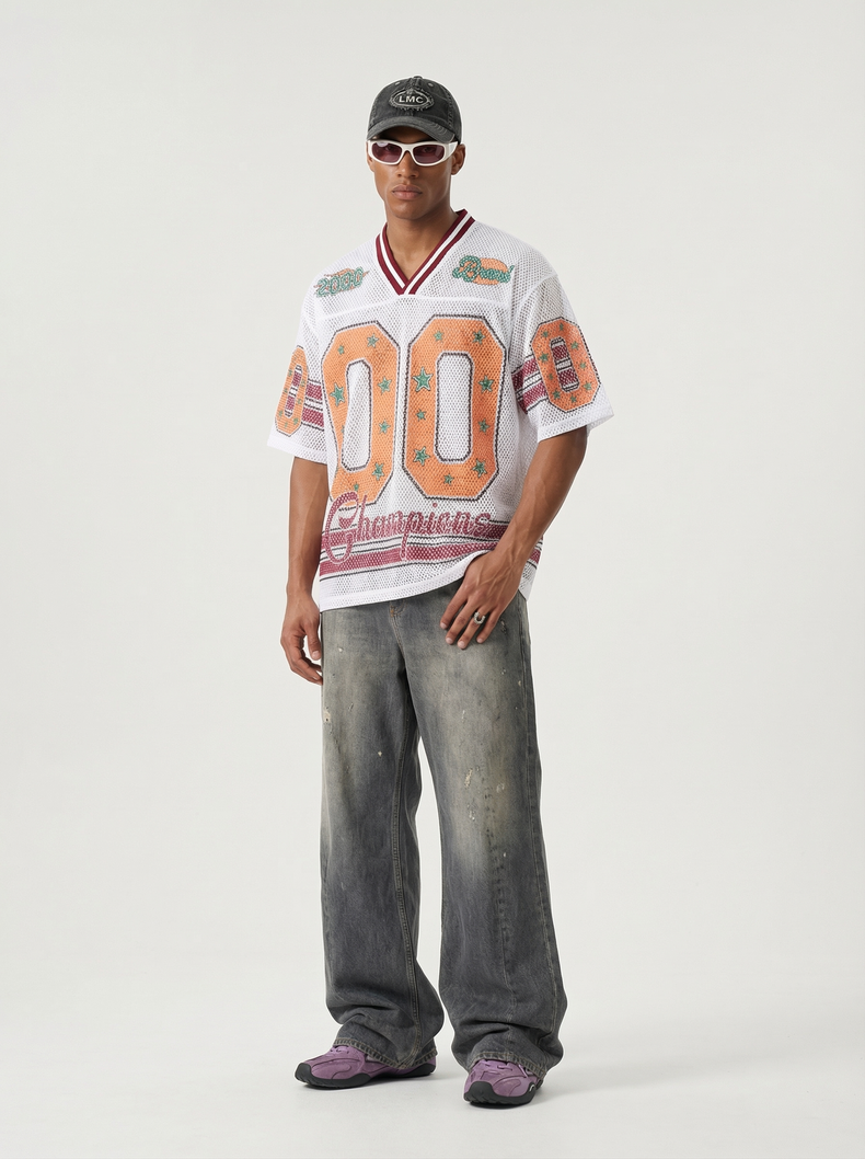 Omirad Champions 00 Mesh Jersey T-Shirt | Retro Streetwear