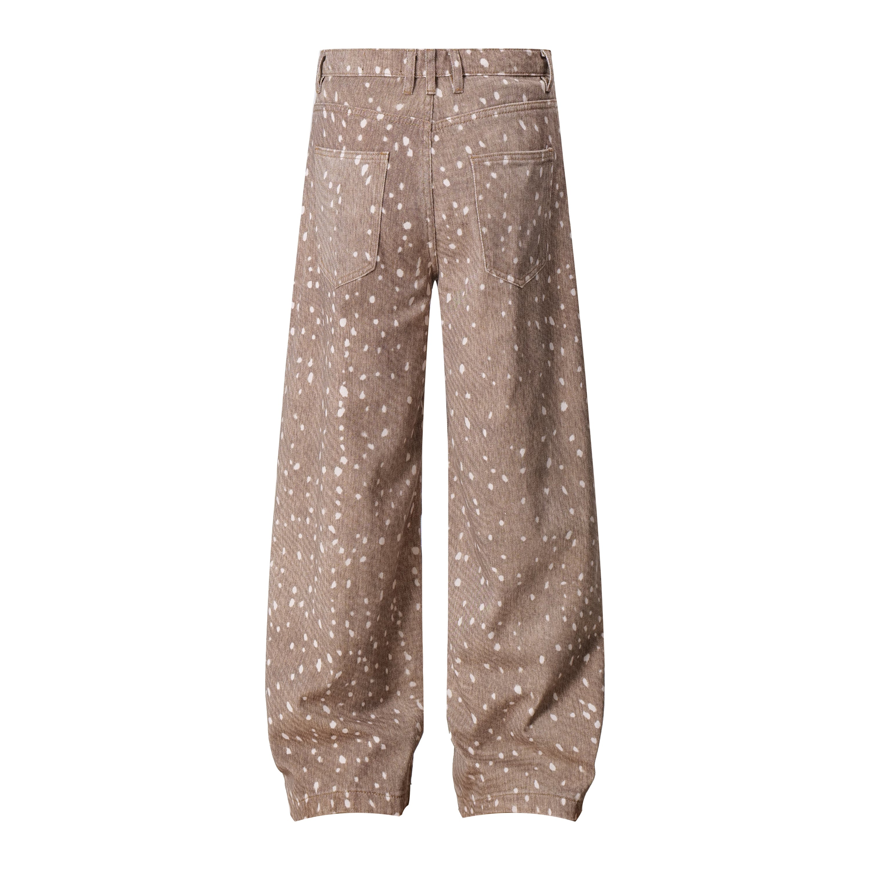 Omirad Fawn Print Wide-Leg Jeans | Spotted Denim