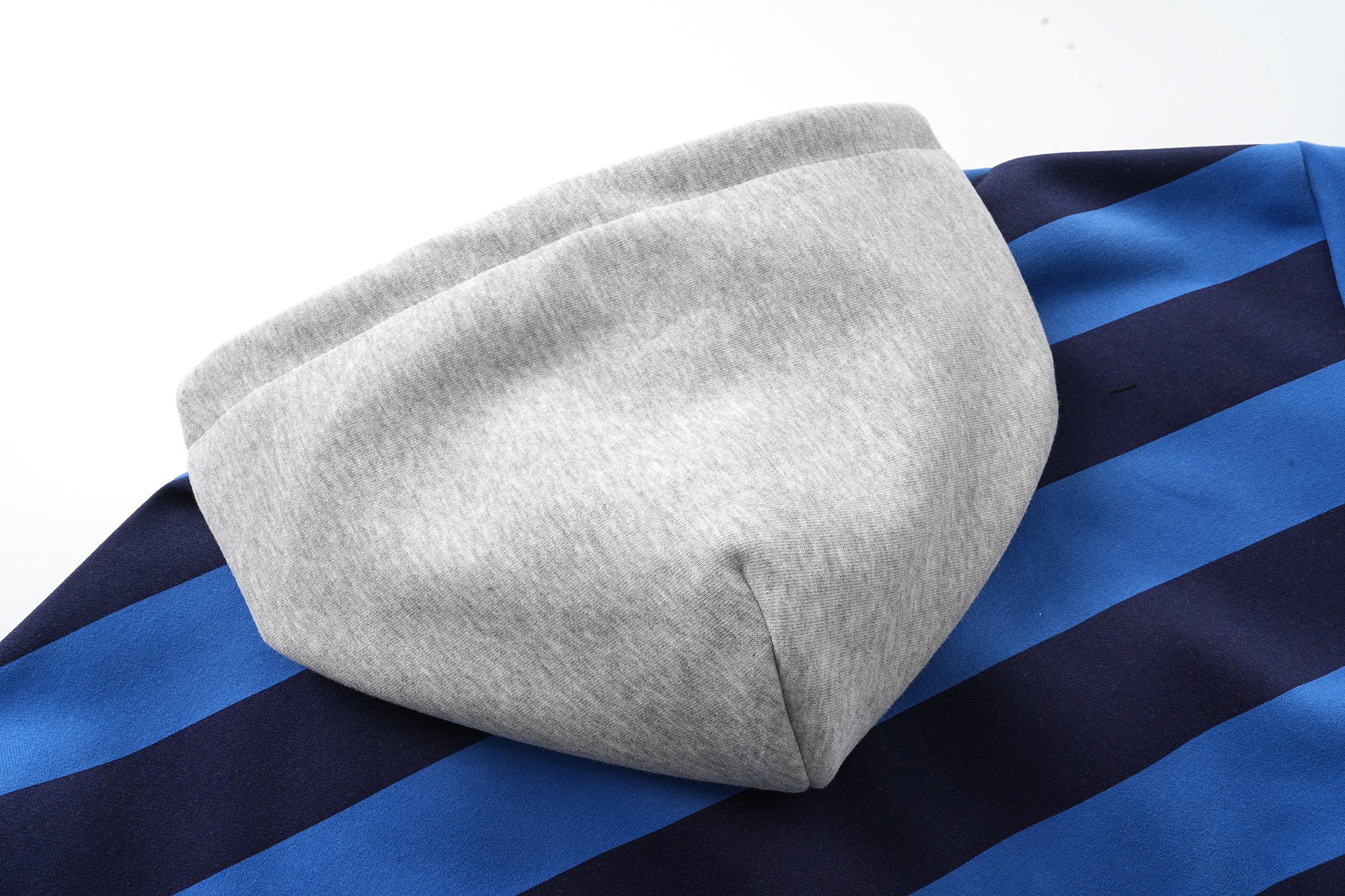 ArtMershier Striped Zip-Up Hoodie | Streetwear Logo Hoodie