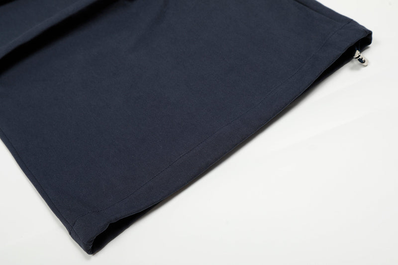 Omirad Utility Wide-Leg Cargo Pants | Navy Streetwear
