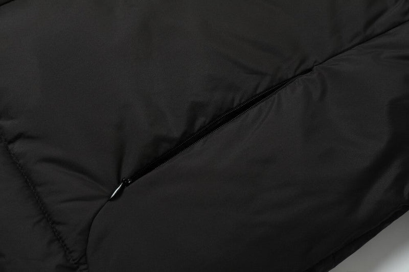 Reversible Check Puffer Jacket | Plaid & Black | SEAKOFF