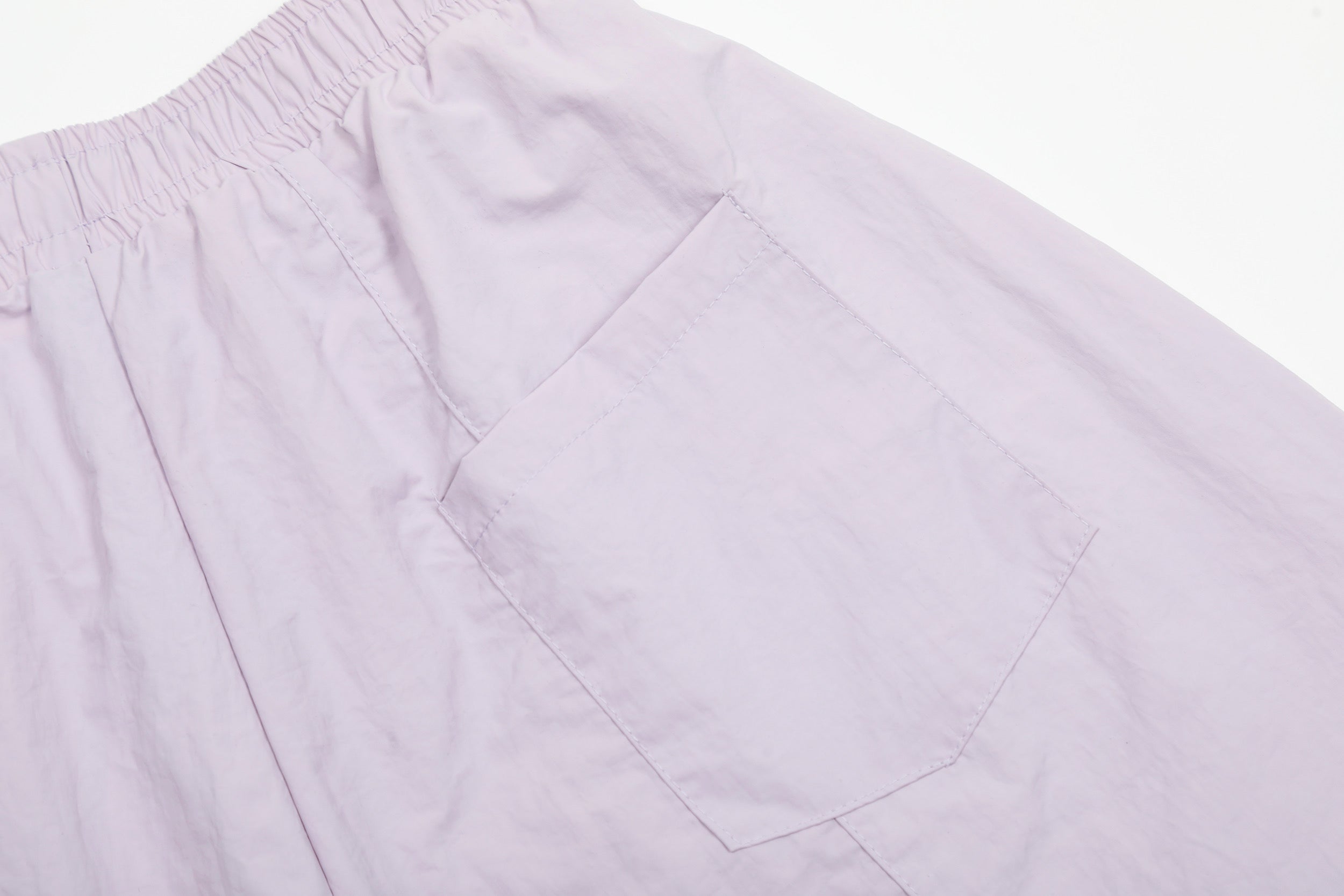 Pastel Nylon Stacked Balloon Pants | Streetwear Trousers