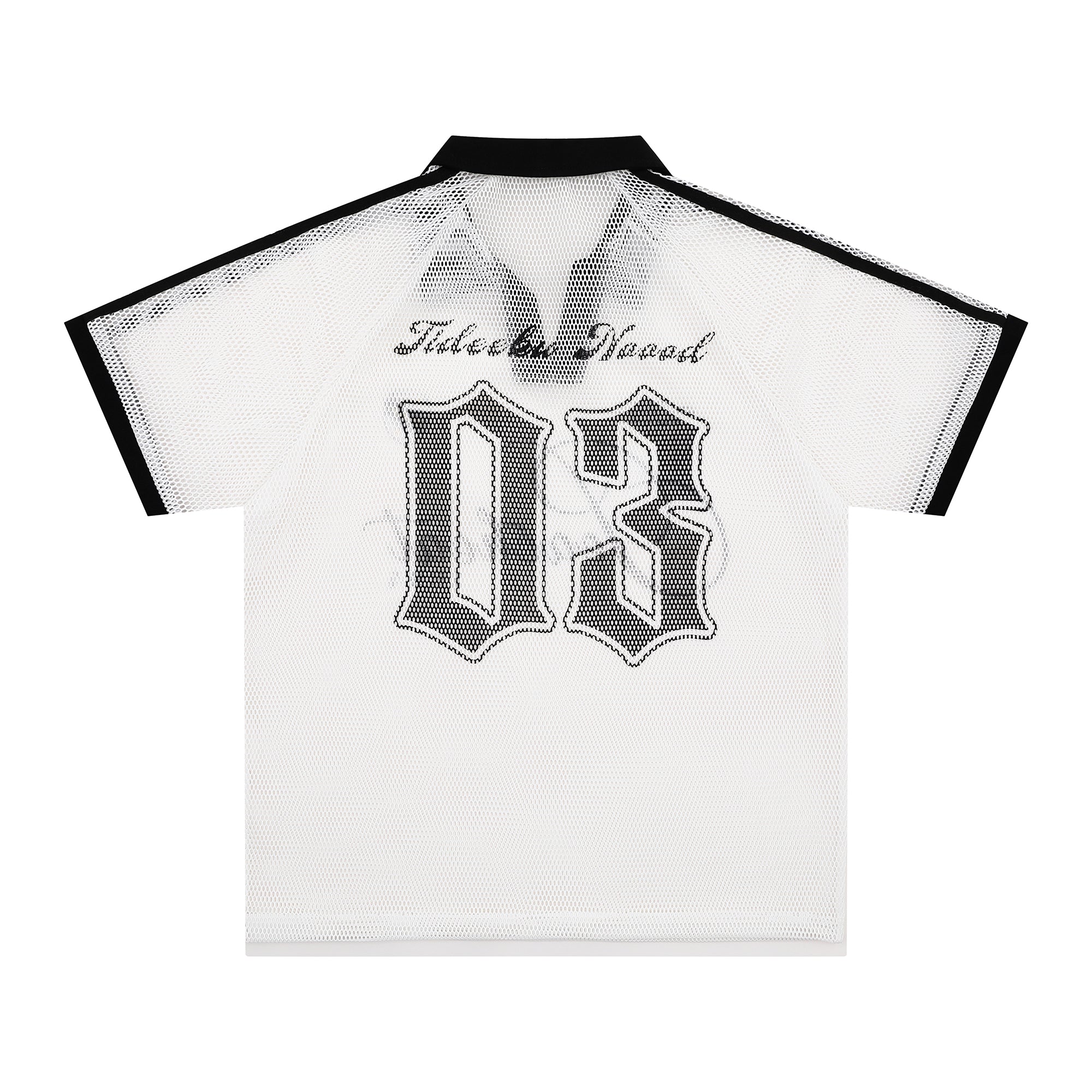 Omirad Vintage Mesh Polo Tee | Retro Athletic Street Shirt