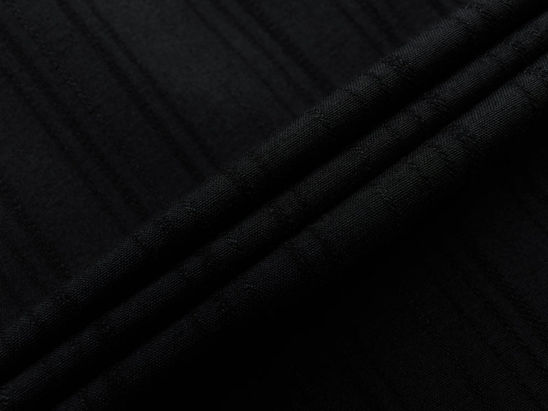Deconstructed Pinstripe Wide-Leg Trousers | Vintage Tailored