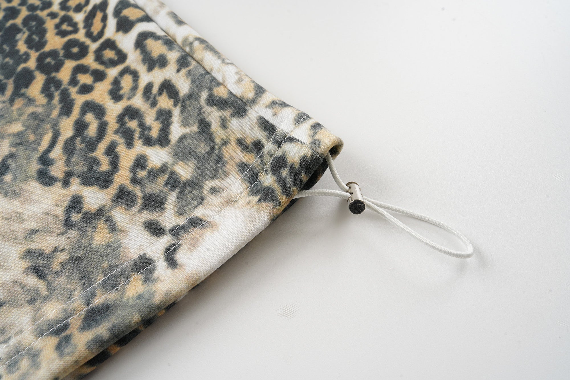 Leopard Print Wide-Leg Pants | Vintage Wash Streetwear