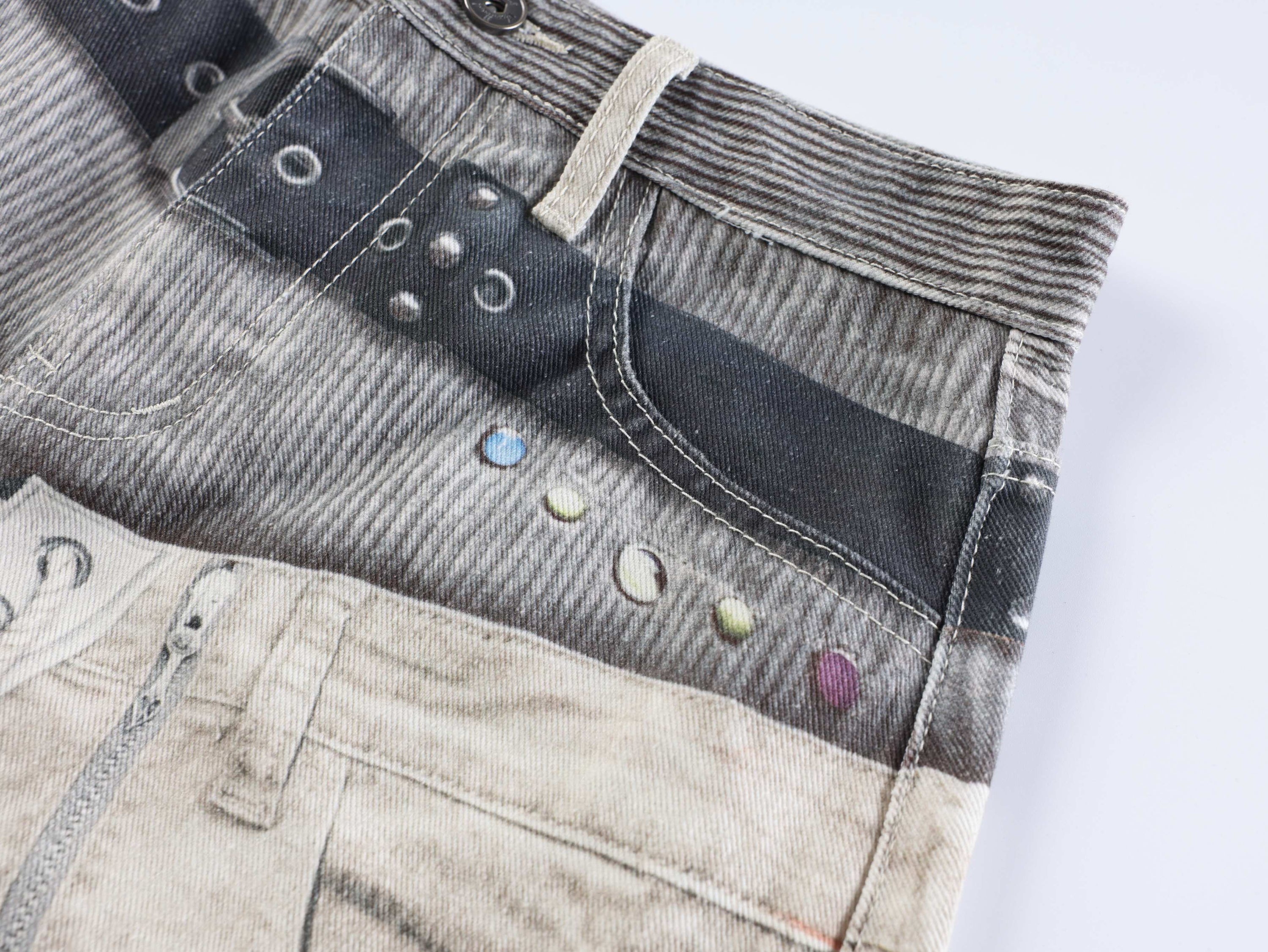 Omirad Layered Belt Utility Balloon Jeans | Streetwear Denim