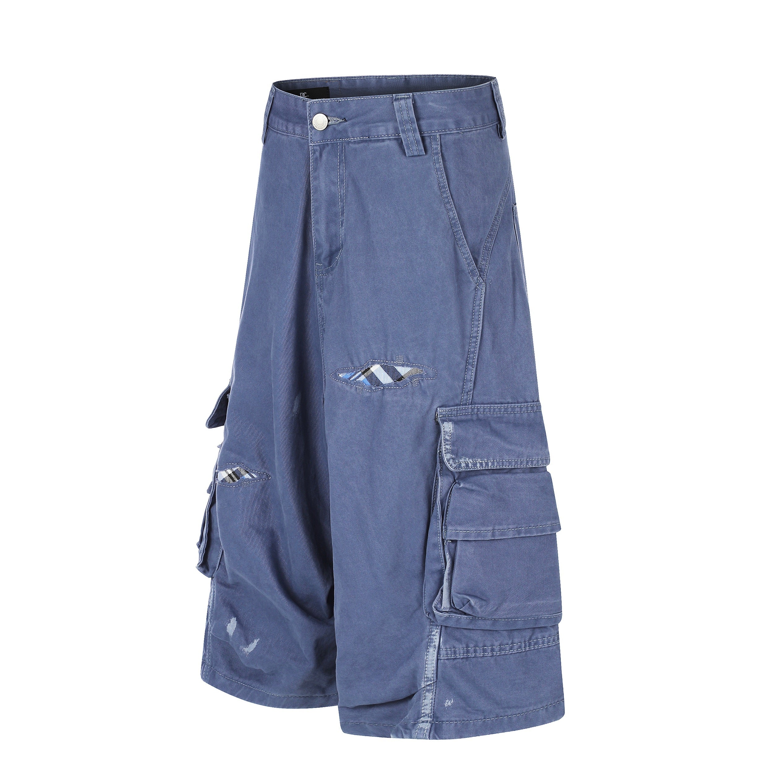 Omirad Distressed Utility Cargo Shorts | Y2K Baggy Fit