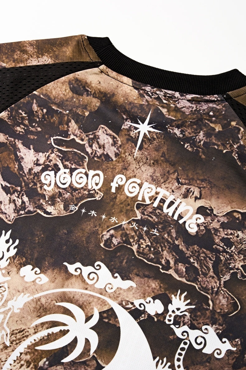 Omirad Desert Fortune Graphic Mesh Performance Tee