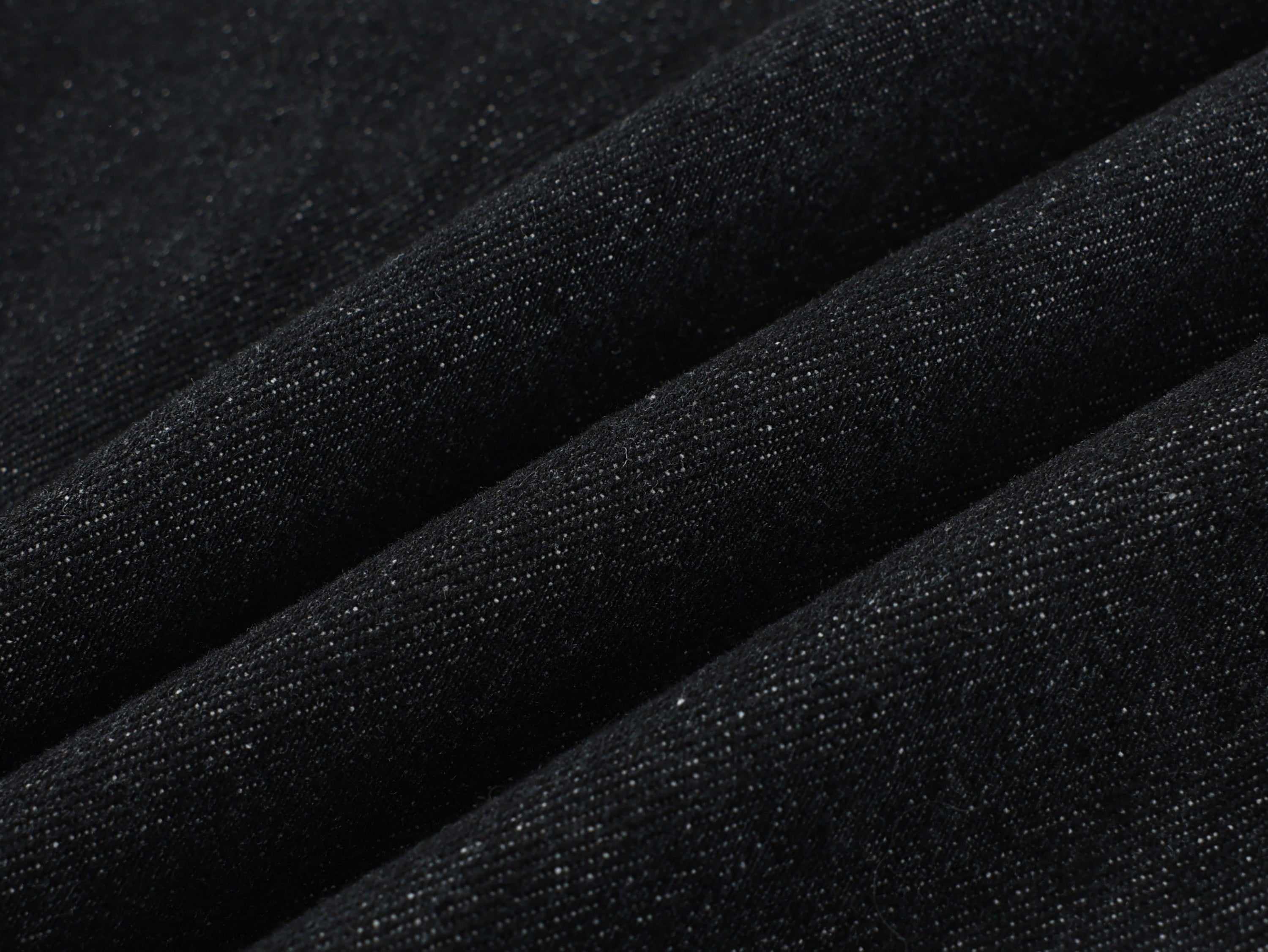 Omirad Double-Waist Wide-Leg Utility Denim Pants | Black