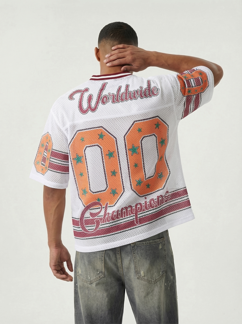 Omirad Champions 00 Mesh Jersey T-Shirt | Retro Streetwear
