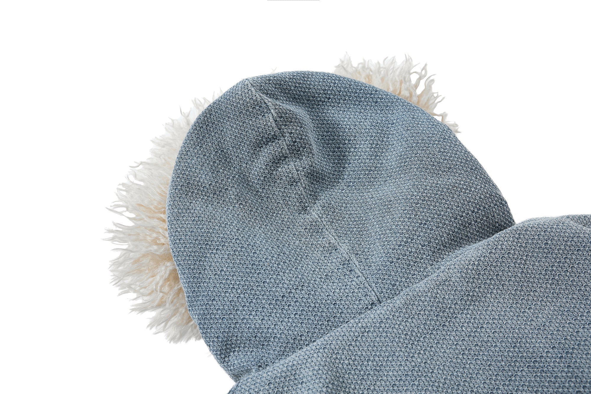 Omirad Fur-Trim Washed Hooded Bomber Jacket | Street Style