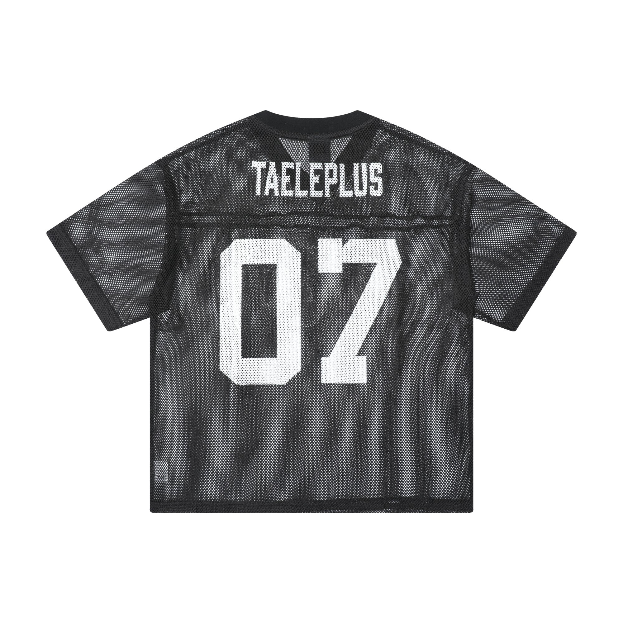 Oversized Varsity Mesh Jersey Tee | Athletic Streetwear