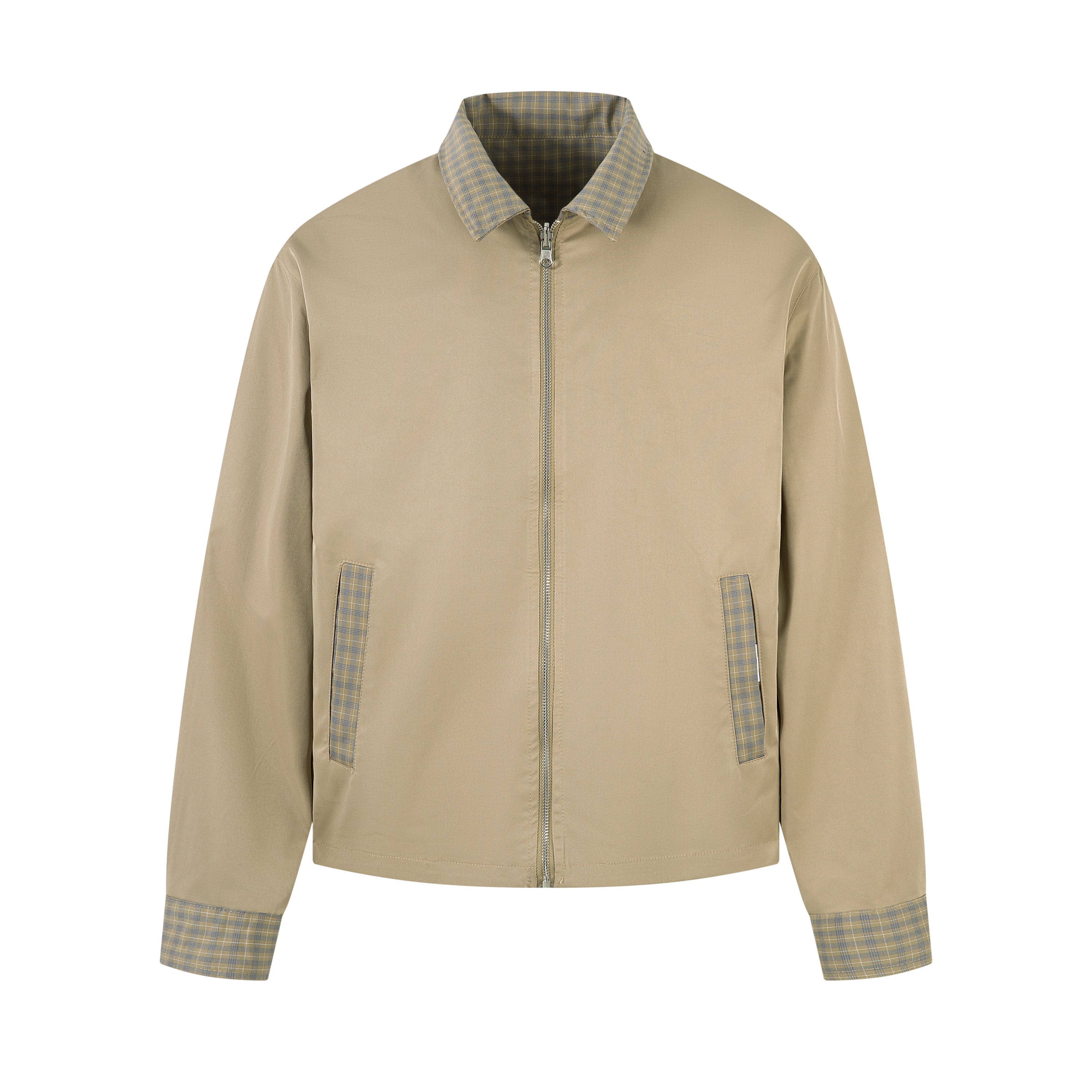 Reversible Check Panel Jacket | Two Looks, One Jacket