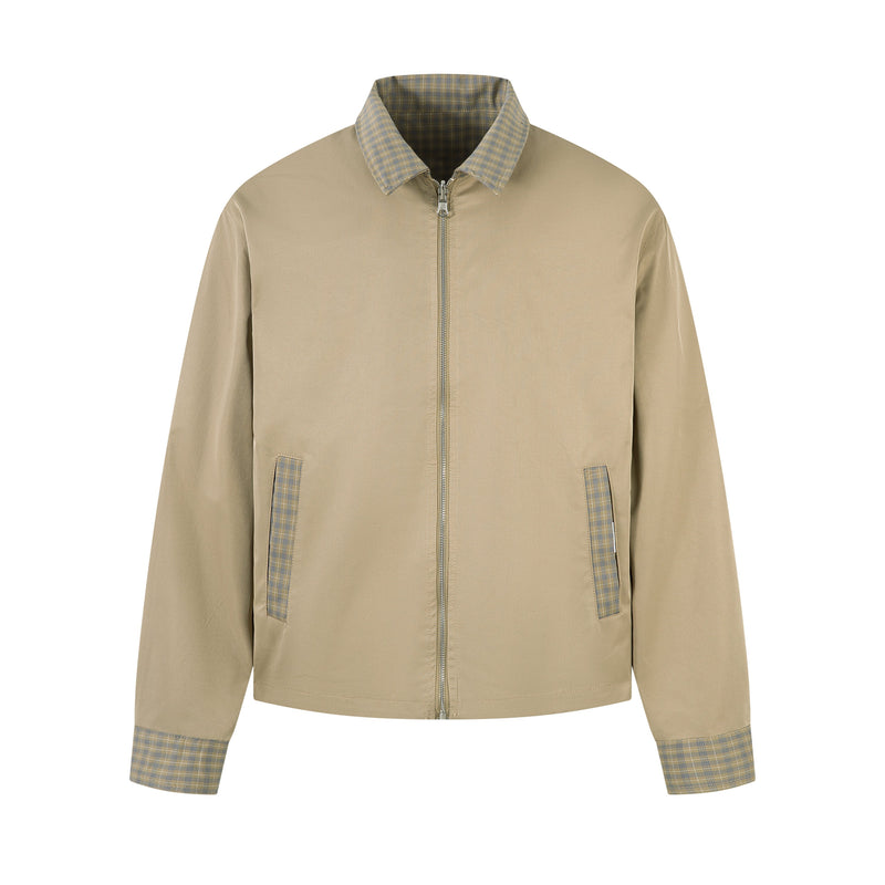 Reversible Check Panel Jacket | Two Looks, One Jacket