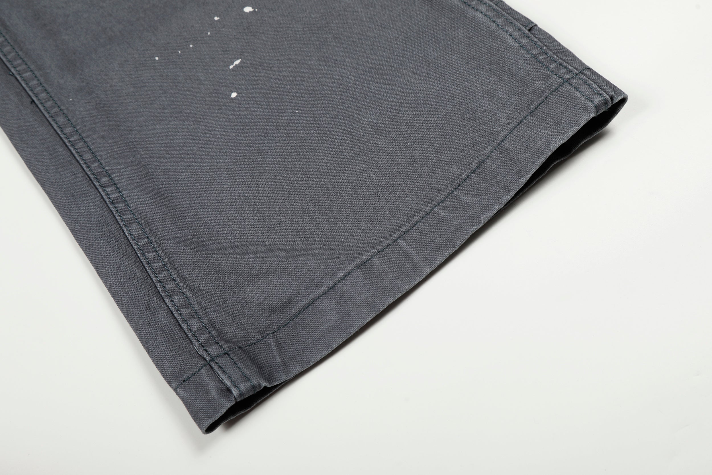 Paint-Splatter Utility Wide-Leg Jeans | Workwear Street Style