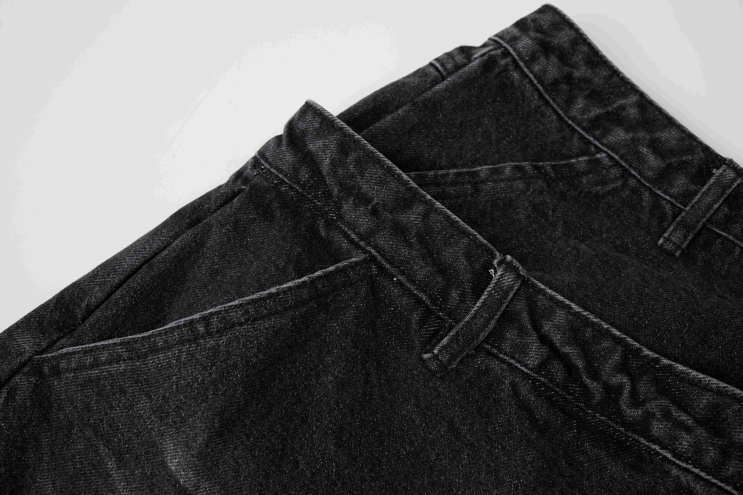 Distressed Layered Waistband Denim Shorts | Streetwear