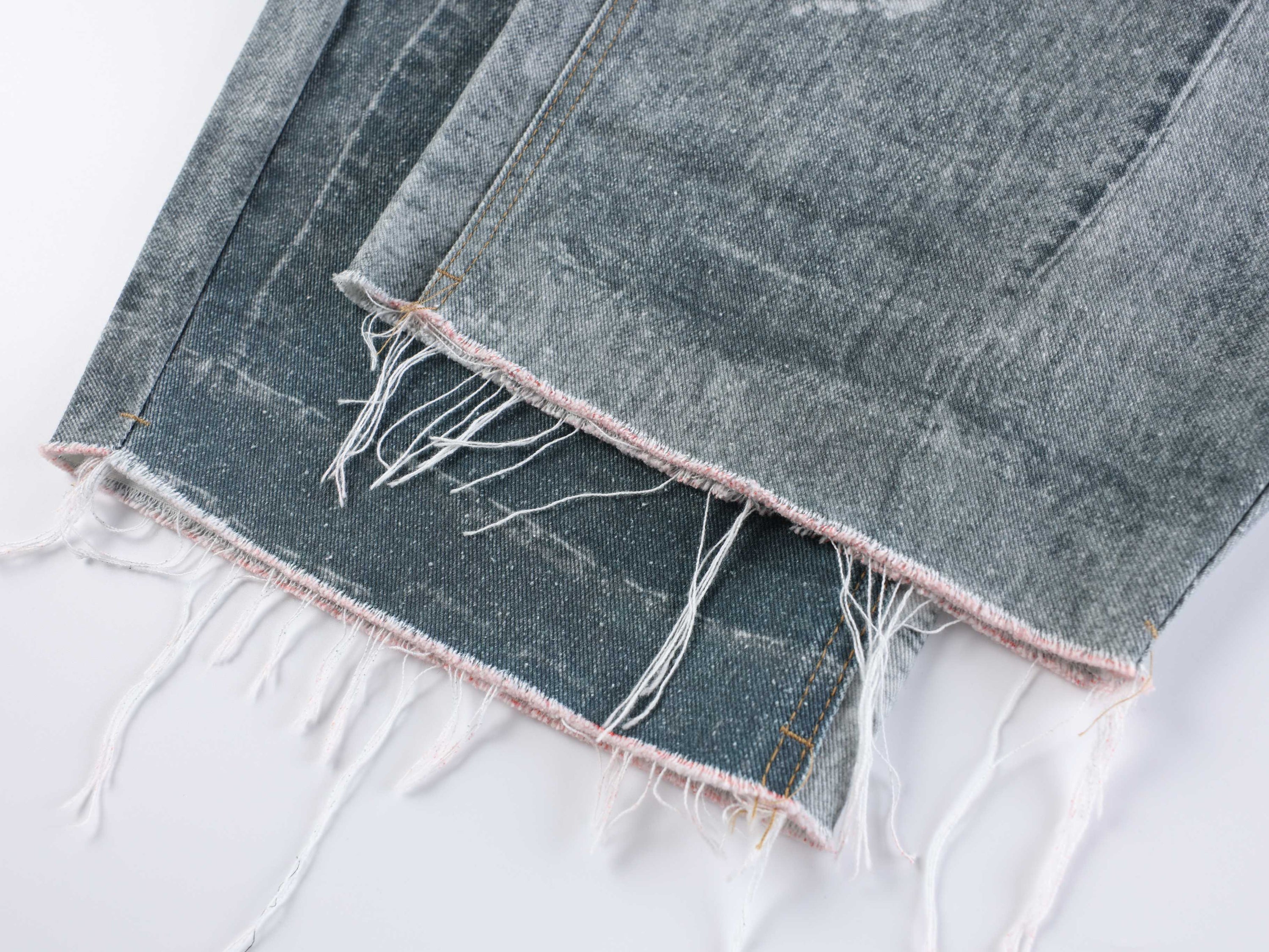 Omirad Tie Riot Balloon Jeans | Wide Leg Distressed Denim