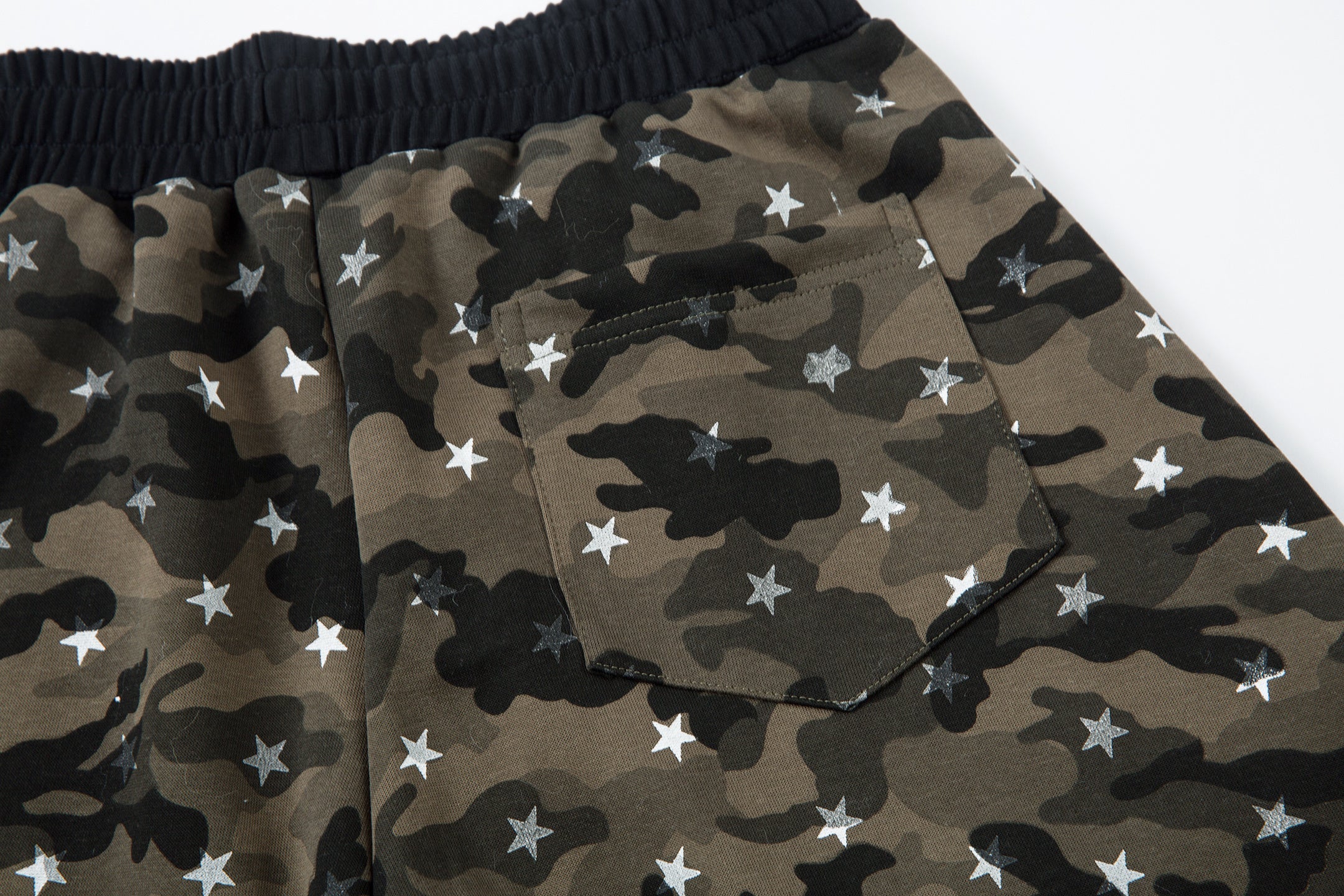 Omirad Star Camo Wide-Leg Sweatpants | Military Streetwear