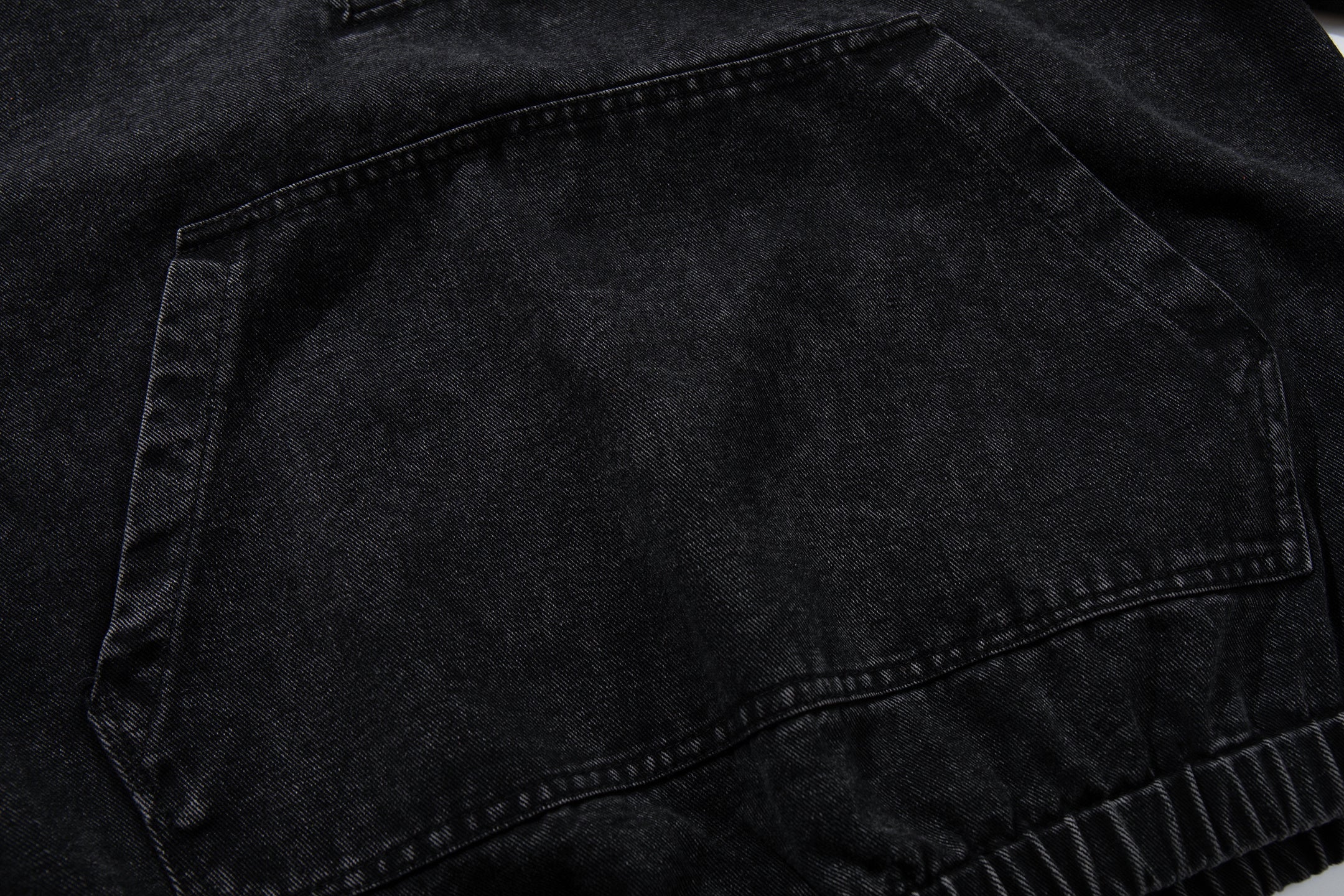 Washed Denim Hoodie with Metal Toggle Front | Omirad
