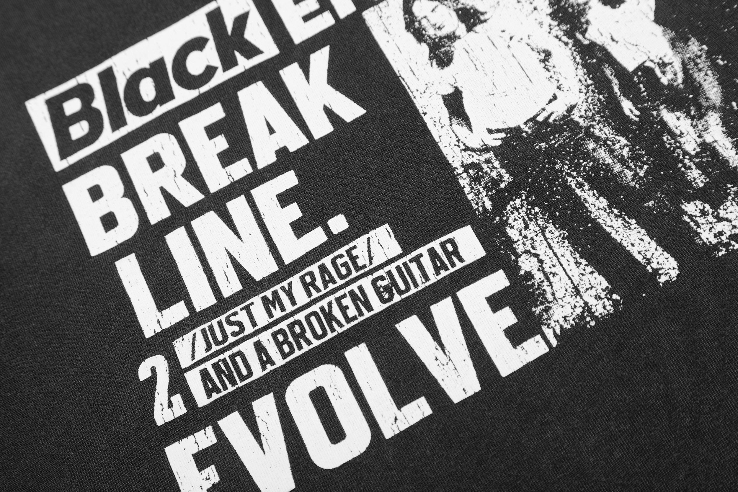 Omirad Break Line Vintage Washed Graphic T-Shirt