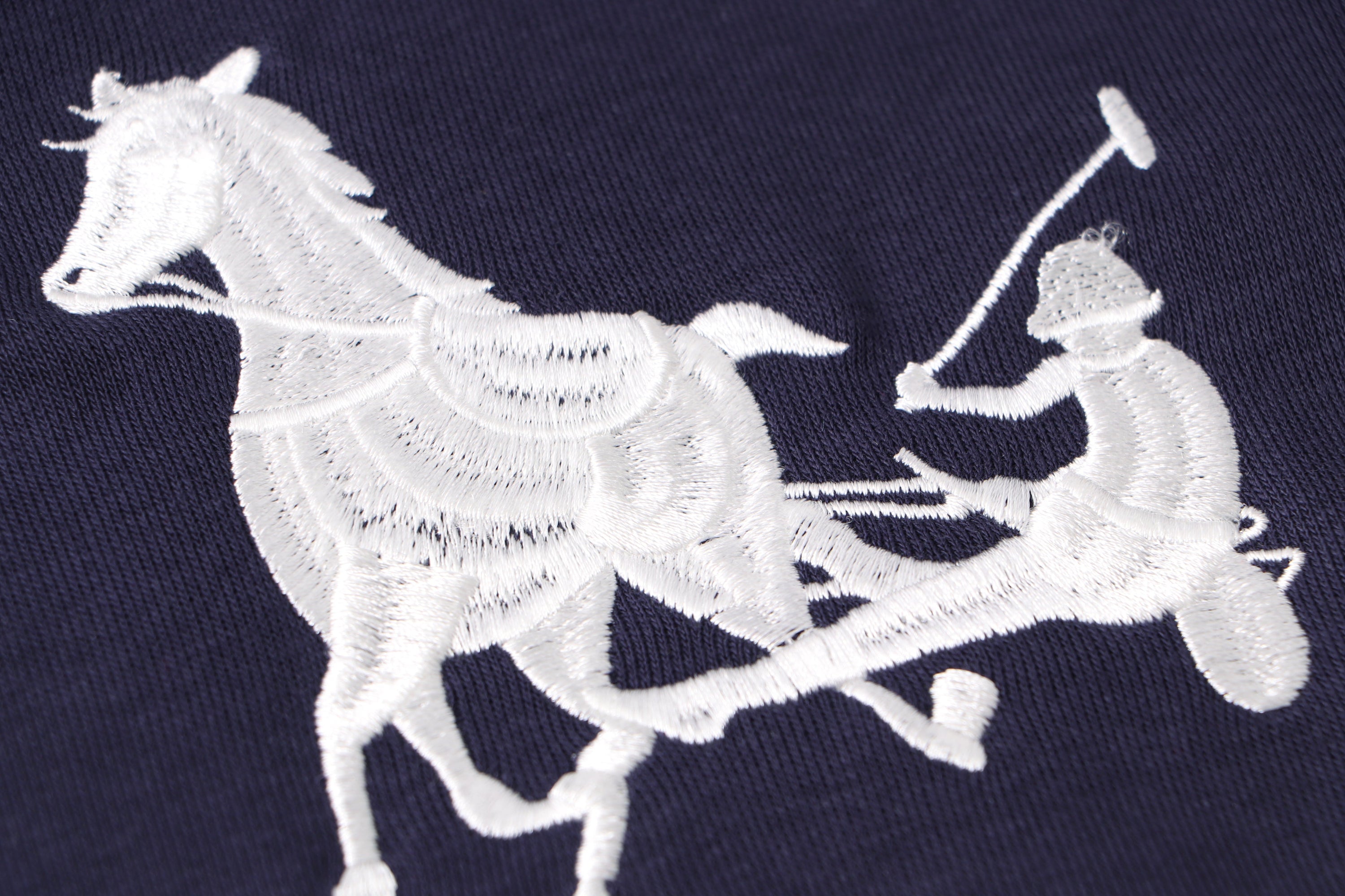 Omirad Horse Emblem Hoodie | Navy Streetwear Pullover
