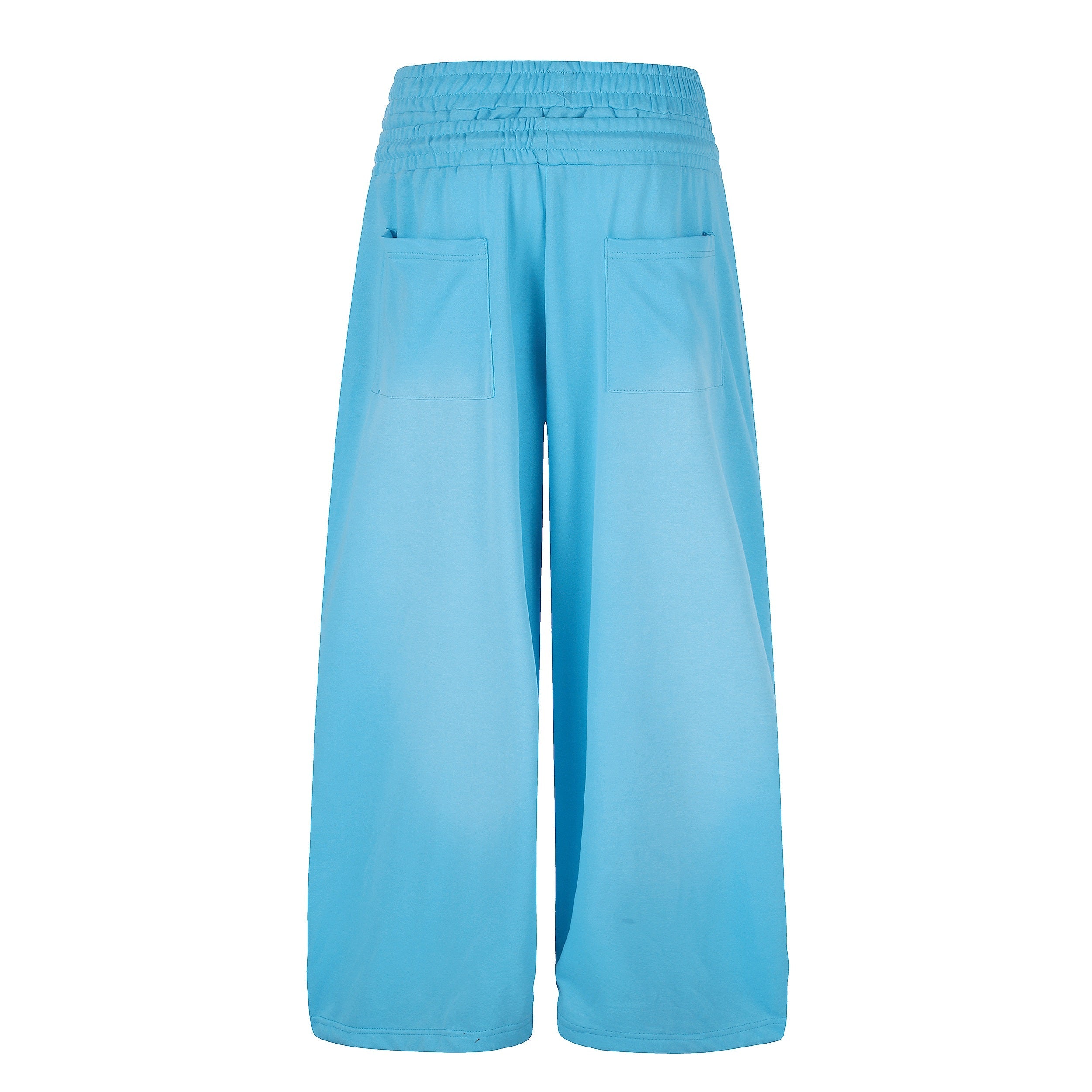 Star Graphic Wide-Leg Sweatpants | Y2K Gradient Streetwear