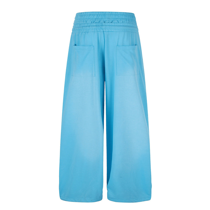 Star Graphic Wide-Leg Sweatpants | Y2K Gradient Streetwear