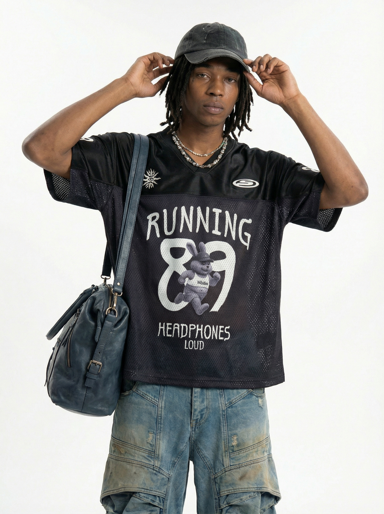 Omirad Running 89 Mesh Jersey | Streetwear Football Shirt