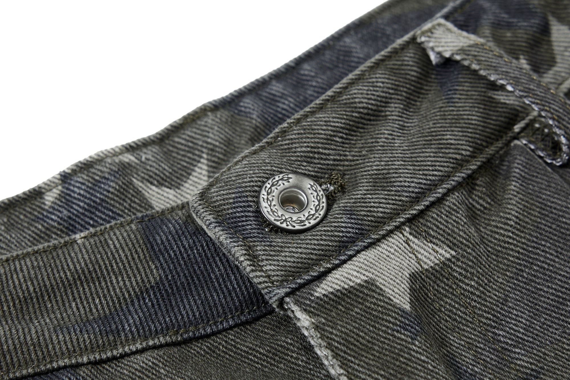 Omirad All-Star Barrel Leg Jeans | Vintage Wash Star Print Denim