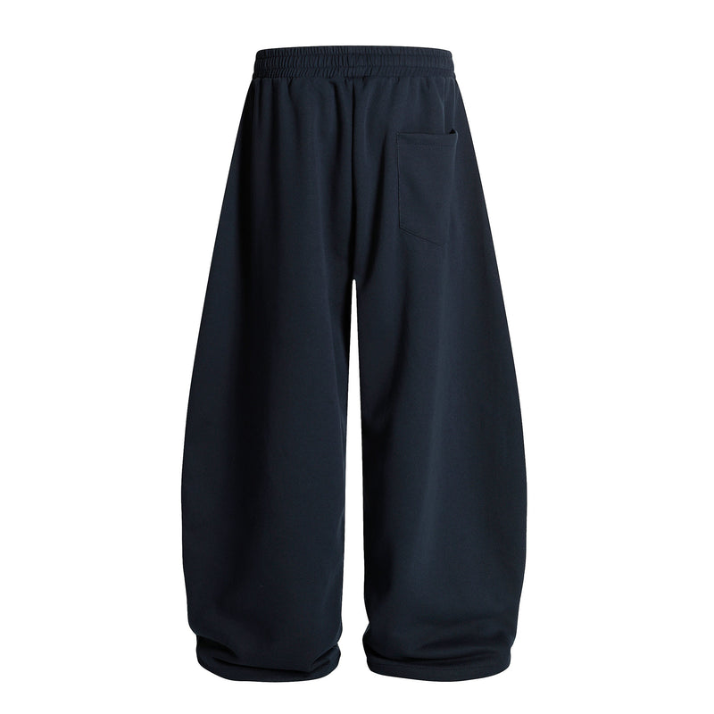 Omirad Retro Wide-Leg Track Pants | Triple Stripe Varsity
