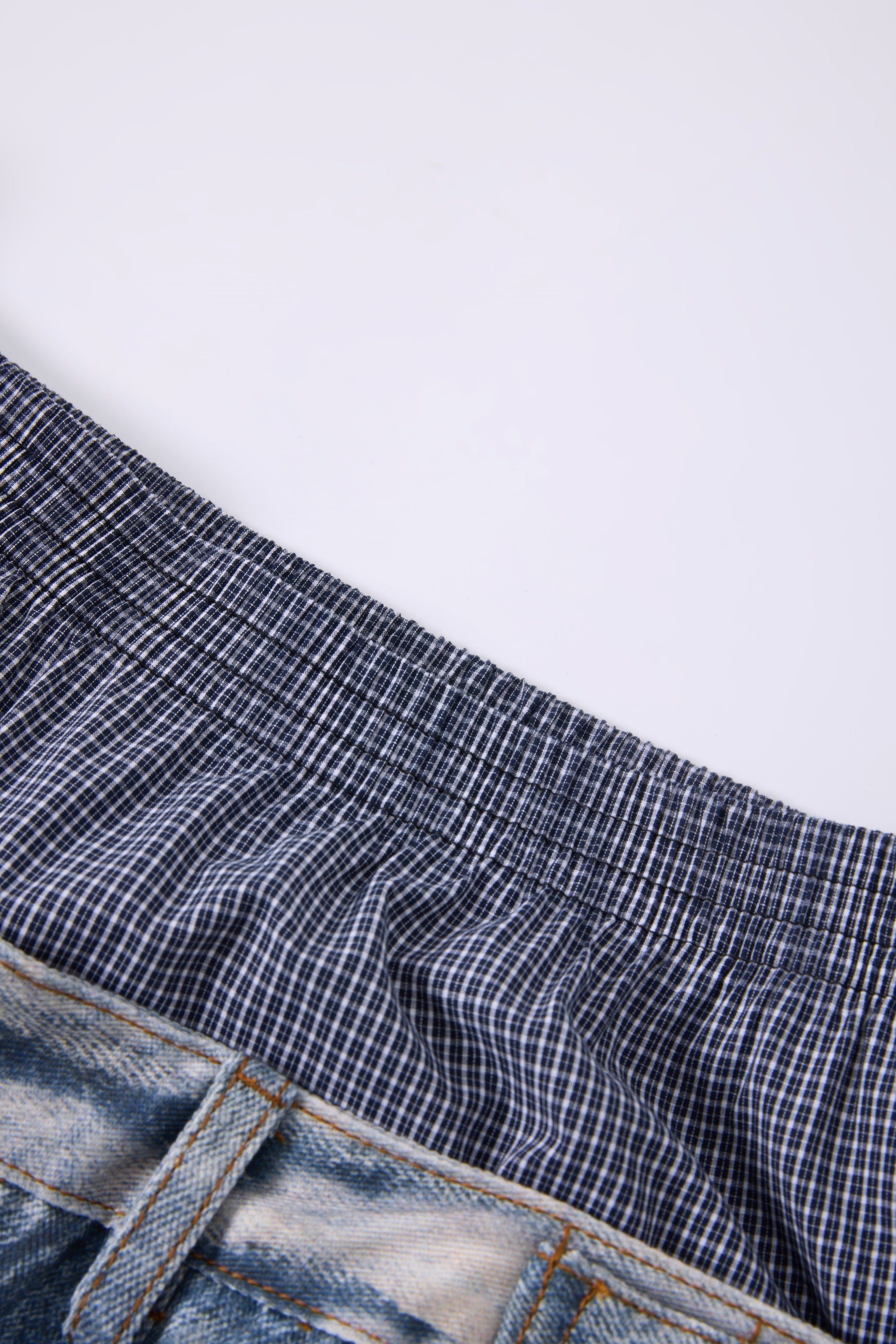 Omirad Layered Waist Distressed Wide-Leg Jeans | Streetwear