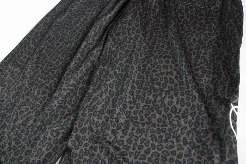 Omirad Leopard Wash Wide-Leg Sweatpants | Y2K Streetwear