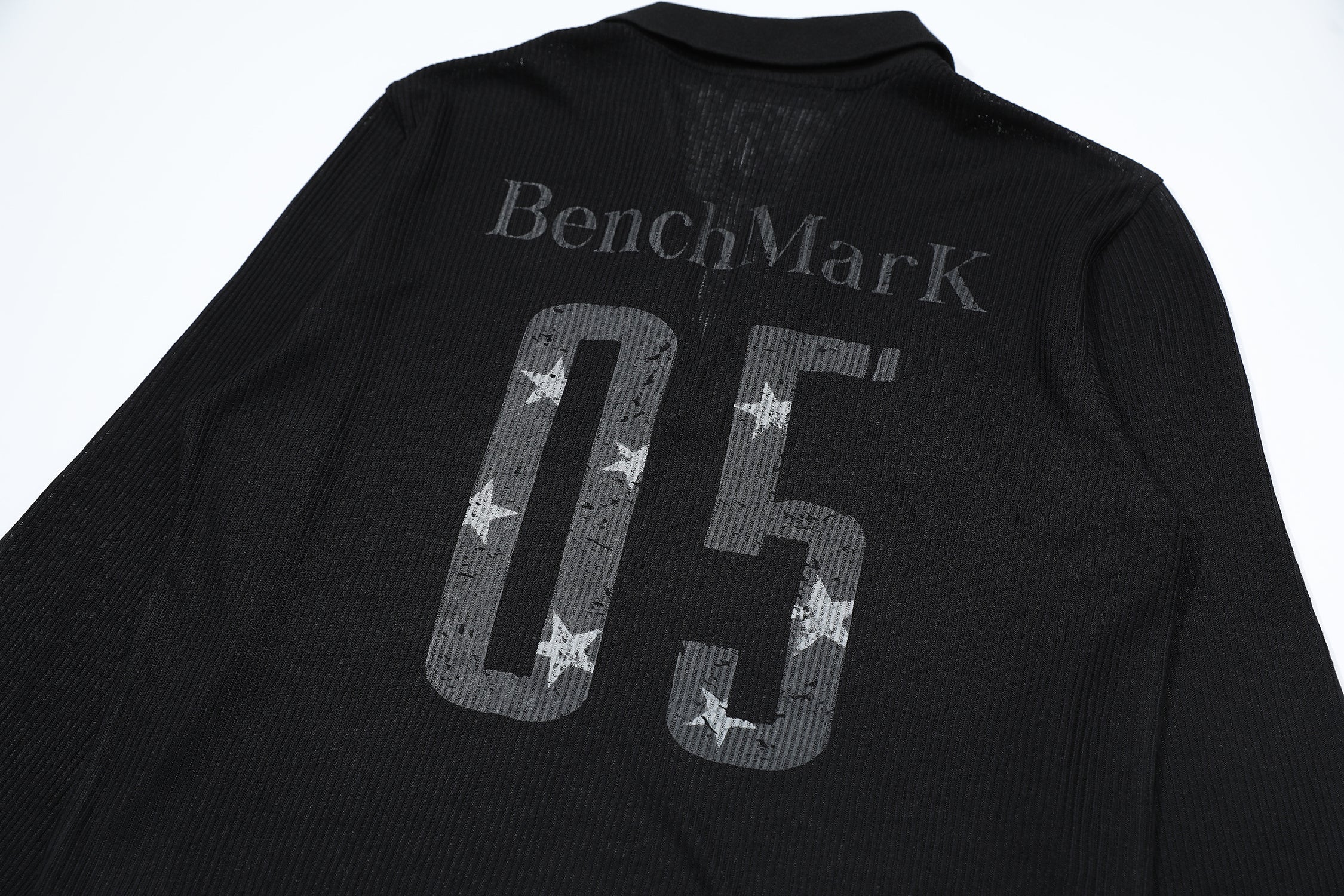 Omirad BenchMarK Long Sleeve Mesh Polo | Collegiate Streetwear