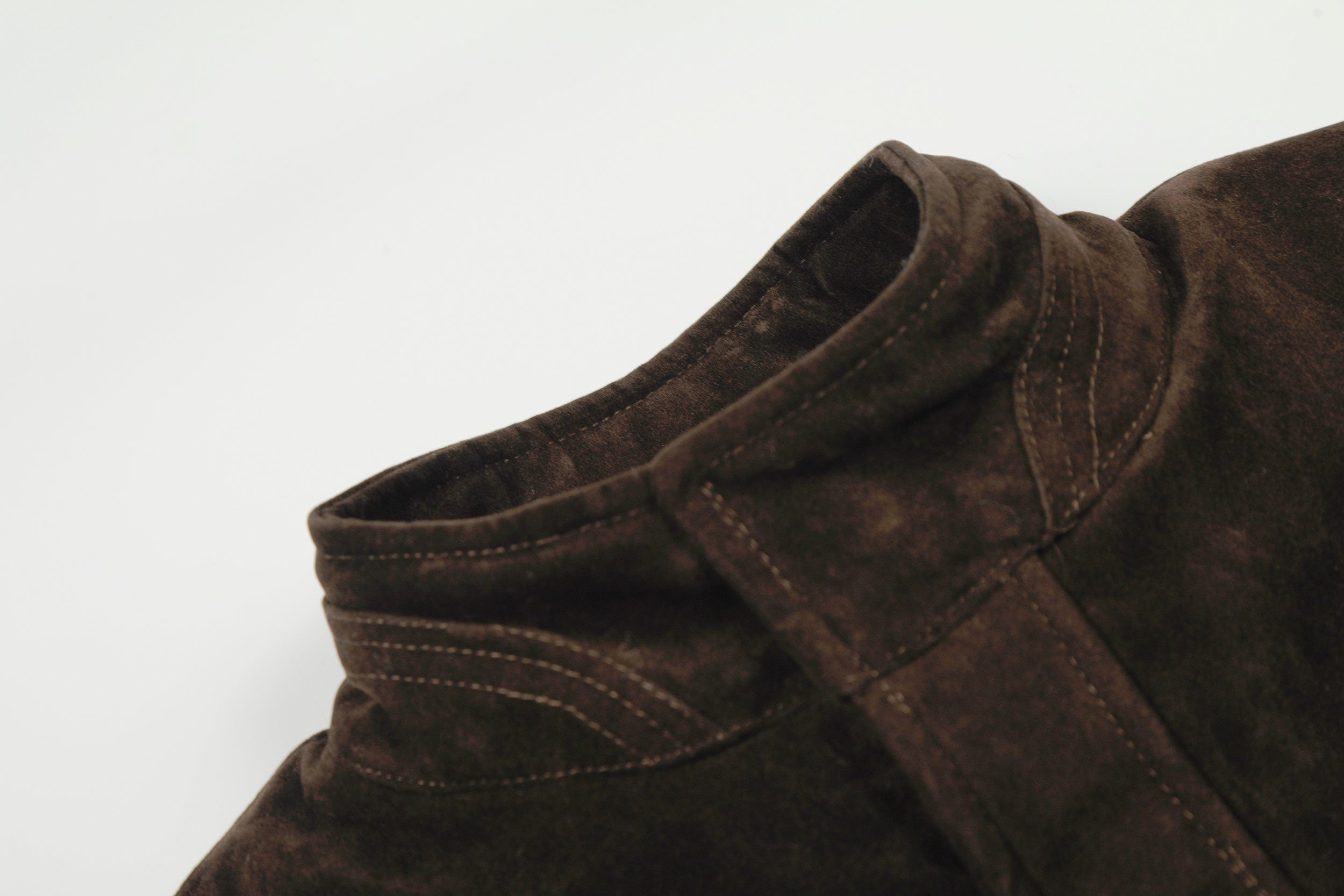 Omirad Embroidered Suede Metal Clasp Bomber Jacket