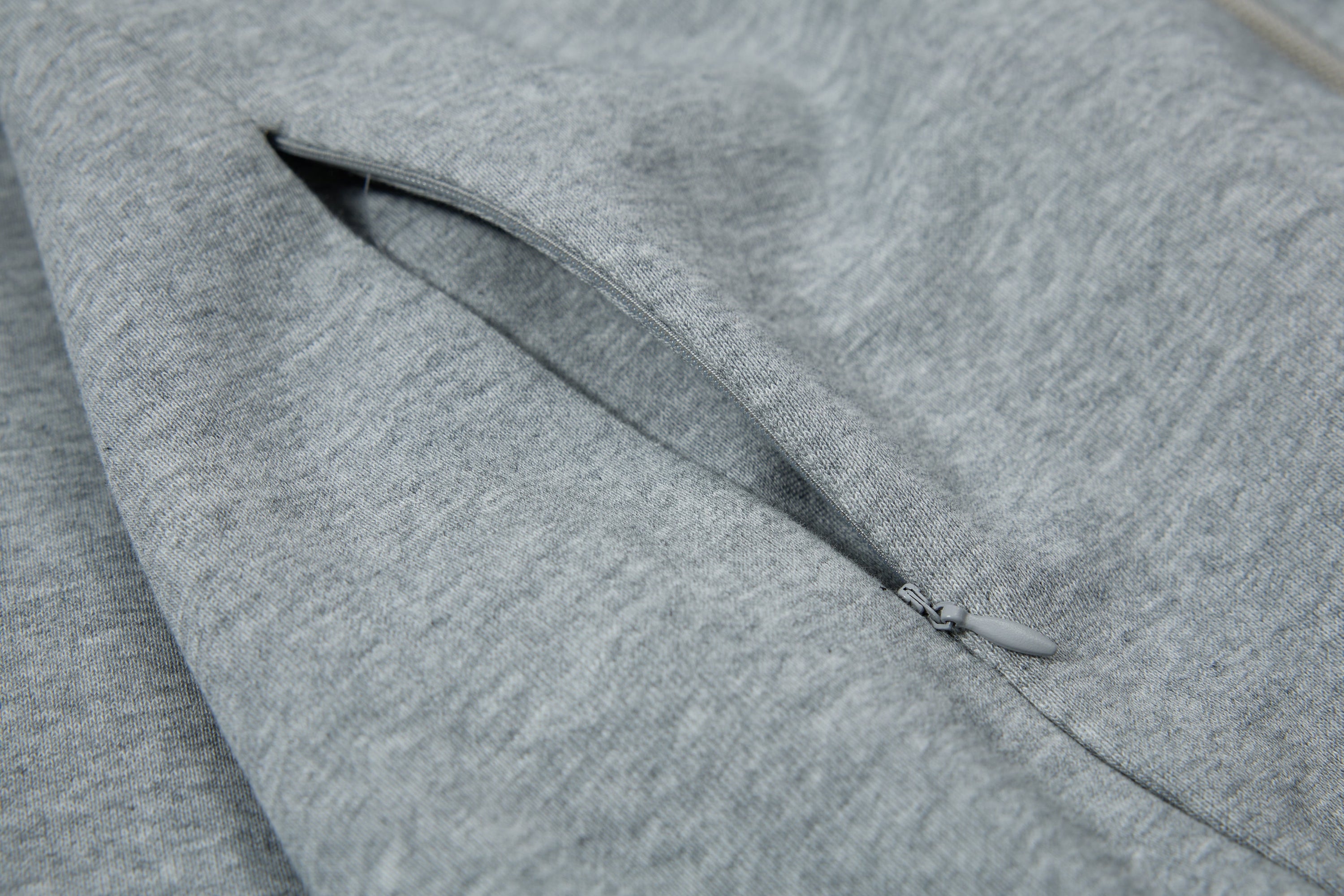 Curved Panel Full-Zip Hoodie | Relaxed Streetwear Fleece