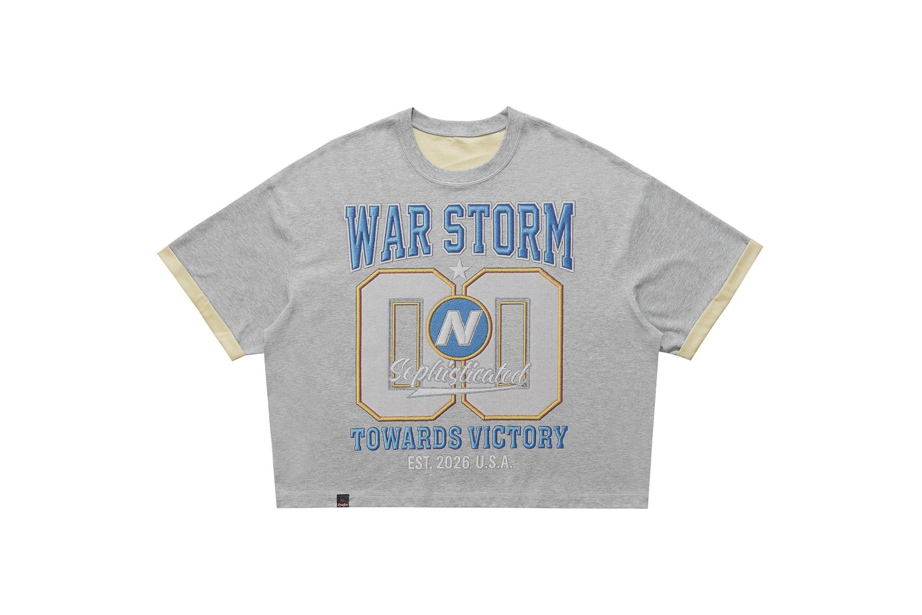 Omirad War Storm 00 Varsity Graphic Tee | Streetwear