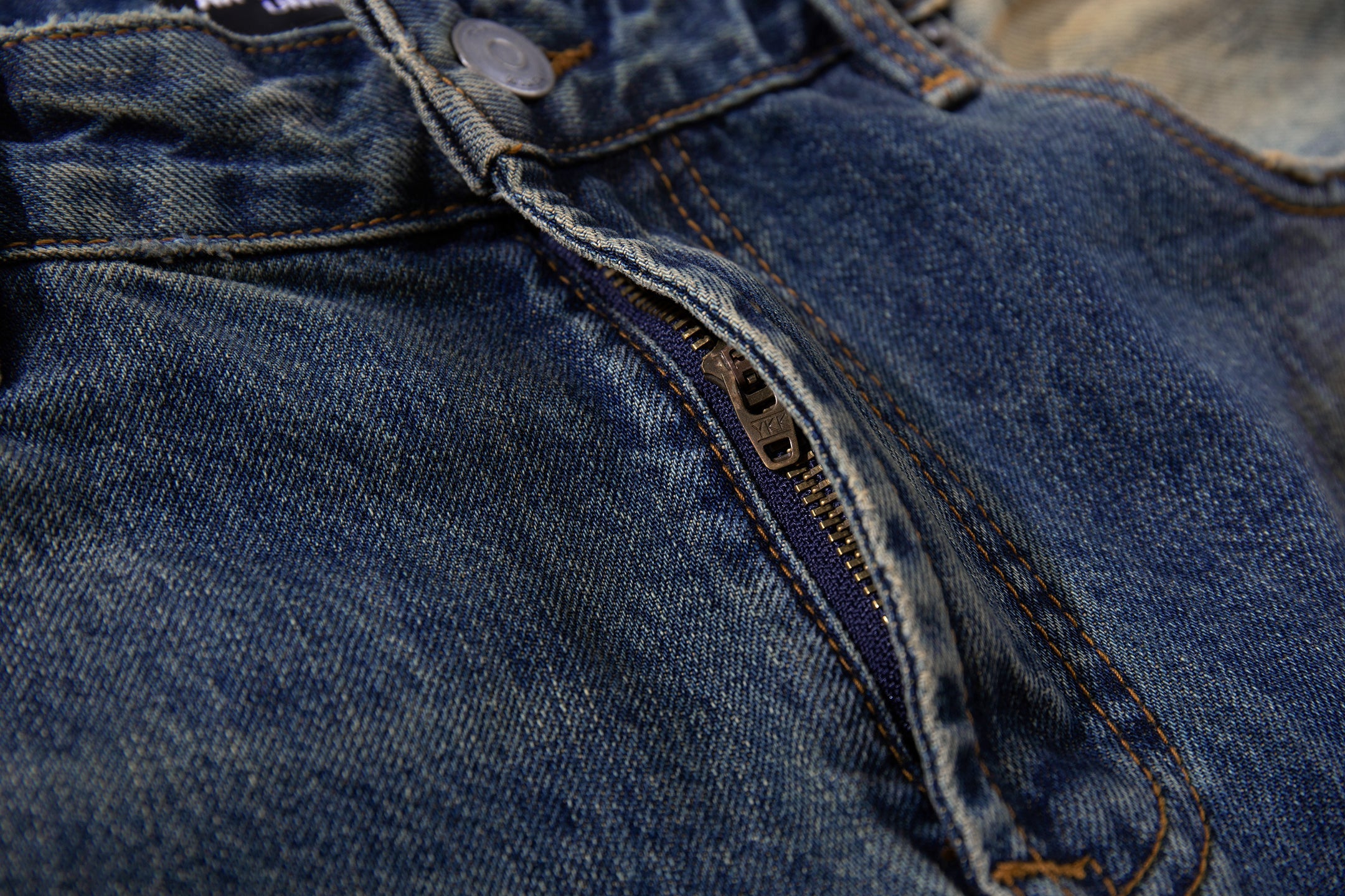 Omirad Destroyed Gradient Wide-Leg Jeans | 100% Cotton