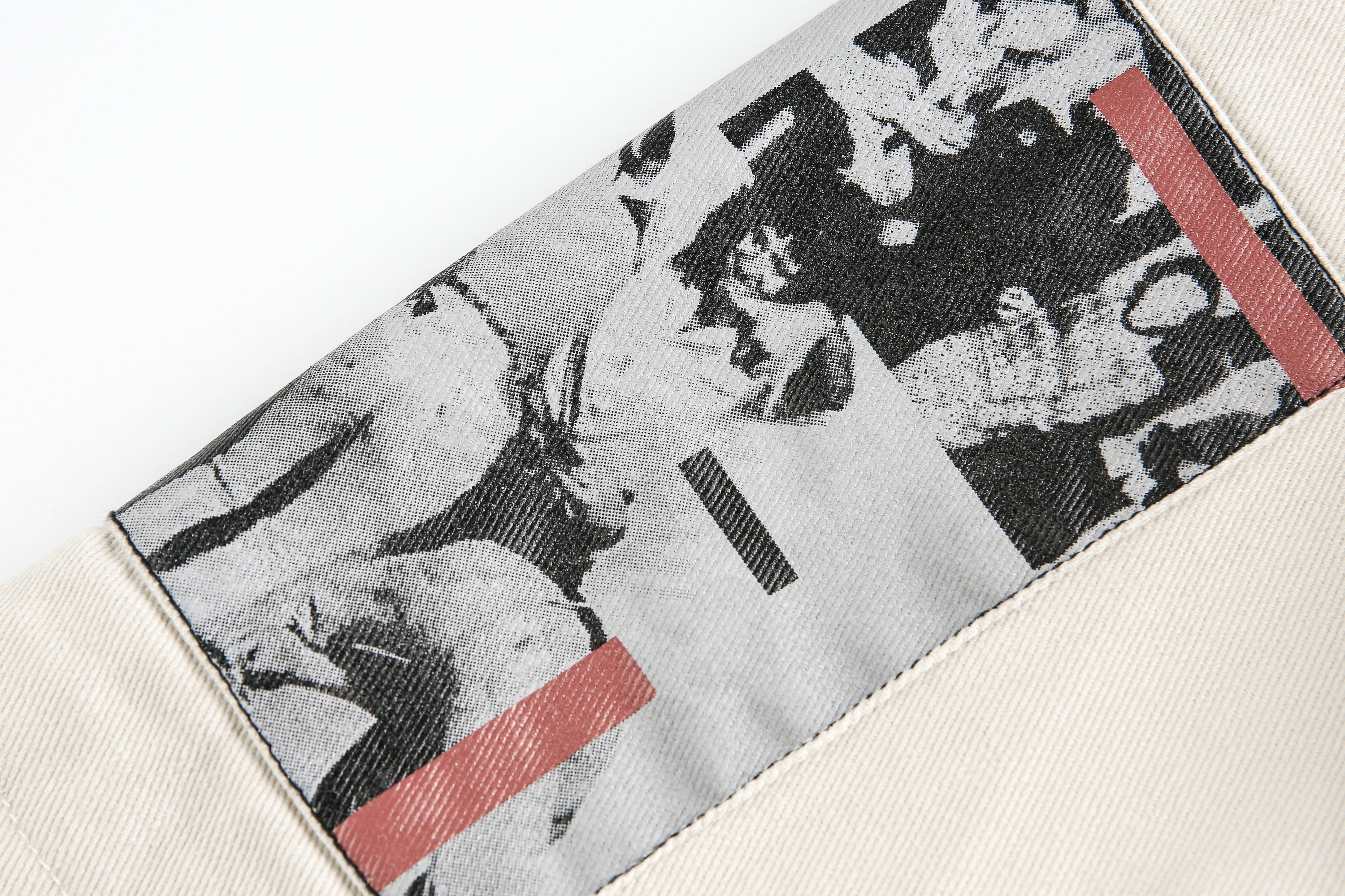 Omirad Graphic Work Jacket | Distressed Cotton Streetwear