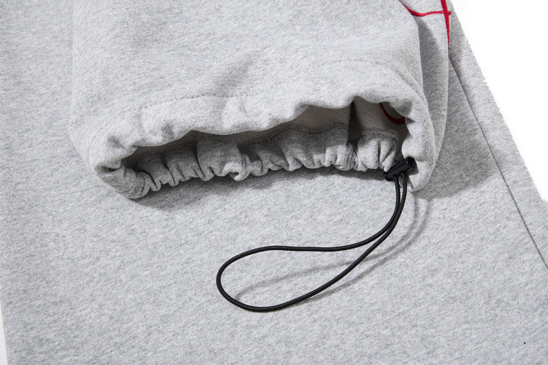 Varsity Crest Wide-Leg Sweatpants | Streetwear Joggers