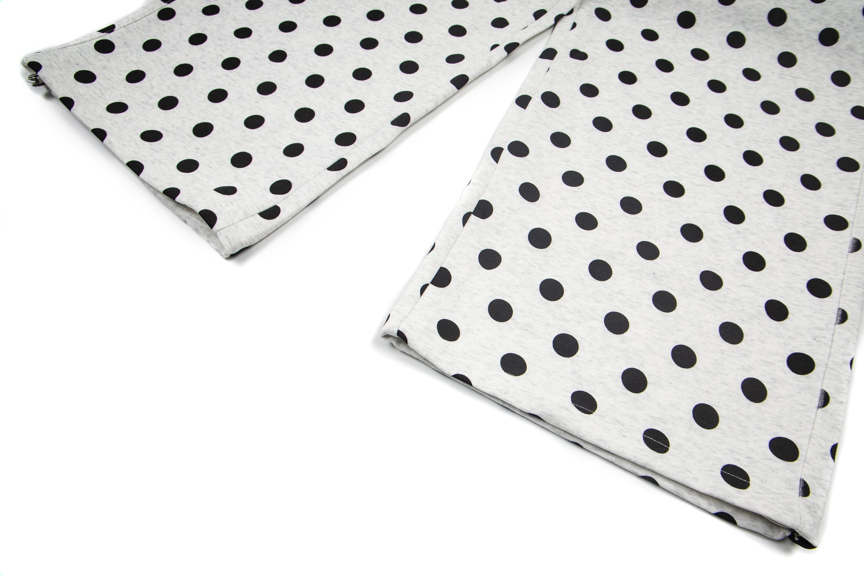 Battle Kid Polka Dot Wide-Leg Cargo Pants with Charms