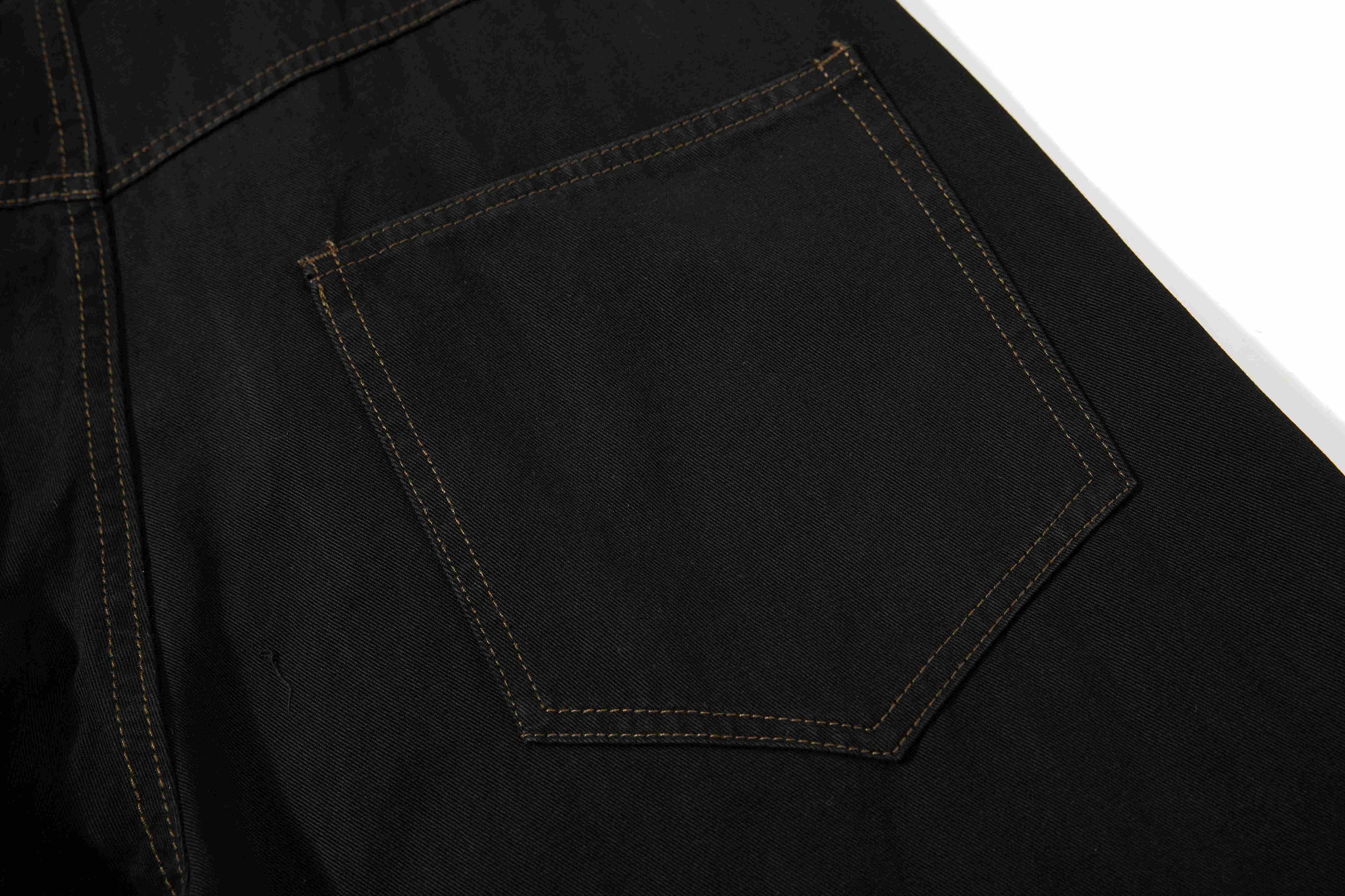Military Rope Wide-Leg Pants | 100% Cotton Streetwear